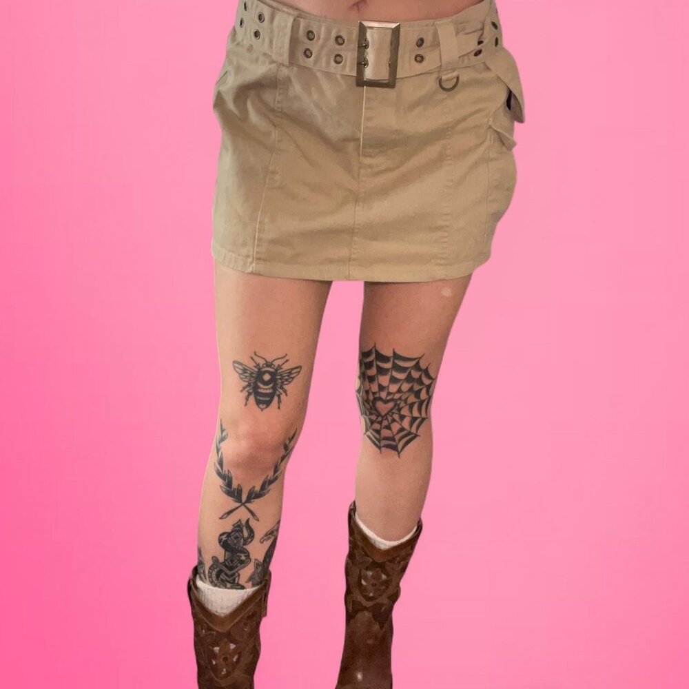 Forever 21 cargo mini skirt